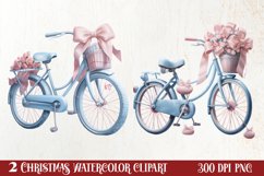 Parisian Christmas Clipart, Parisian Christmas Sublimation Product Image 1