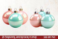 Pastel Christmas Shublimation Clipart, Pastel Christmas Clip Product Image 1