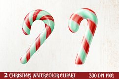 Pastel Christmas Shublimation Clipart, Pastel Christmas Clip Product Image 1