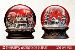Gothic Christmas Clipart Sublimation, Gothic Christmas Product Image 1