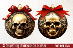 Gothic Christmas Clipart Sublimation, Gothic Christmas Product Image 1
