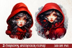 Gothic Christmas Clipart Sublimation, Gothic Christmas Product Image 1
