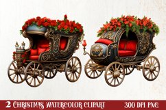 Gothic Christmas Clipart Sublimation, Gothic Christmas Product Image 1