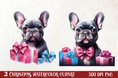 Parisian Christmas Clipart, Parisian Christmas Sublimation Product Image 1