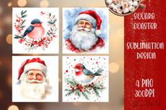 Happy Christmas Coaster Design |Square Coaster Product Image 1