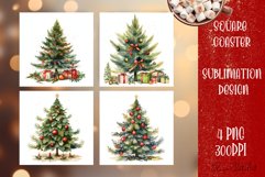 Happy Christmas Coaster Design |Square Coaster Product Image 1
