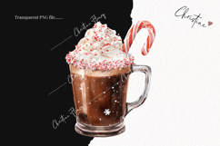 Watercolor Christmas Cocktails | Christmas PNG Product Image 2