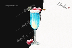 Watercolor Christmas Cocktails | Christmas PNG Product Image 2