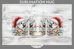 Christmas Cockatoo v1 Entangled in Lights Mug Wrap Sublimati Product Image 1