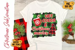 Hot cocoa & Christmas movies. Buffalo plaid & Christmas tree Product Image 1