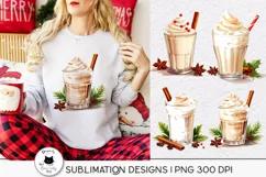 collection of christmas drink clipart
