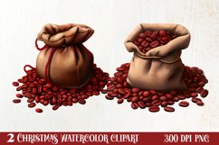 Christmas Coffee Clipart Sublimation, Christmas PNG Product Image 1