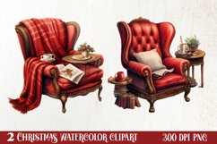 Christmas Coffee Clipart Sublimation, Christmas PNG Product Image 1