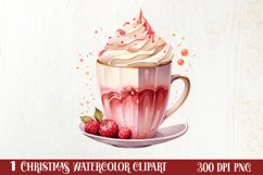 Christmas Coffee Hot Cocoa Sublimation Clipart Product Image 1