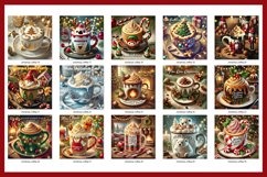 Christmas Coffee Coaster Bundle, Square Coaster Product Image 3