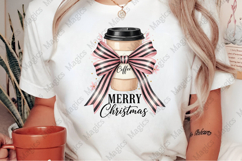 Christmas Coffee Cup Clipart PNG Product Image 2