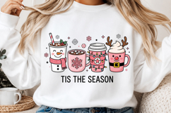 Christmas coffee latte PNG Product Image 2