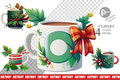 Clipart Christmas Mug Product Image 1