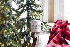 Sublimation Blank 11 OZ Coffee Mug Holiday Mockup | Add SVG Product Image 1