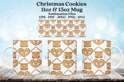 christmas coffee mug sublimation wrap glass mug wrap svg presized for 11oz and 15oz glass mug are sublimation files