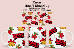 christmas coffee mug sublimation wrap glass mug wrap svg presized for 11oz and 15oz glass mug are sublimation files