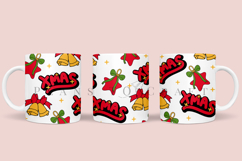 christmas coffee mug sublimation wrap glass mug wrap svg presized for 11oz and 15oz glass mug are sublimation files