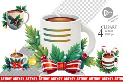 Clipart Christmas Mug Product Image 1