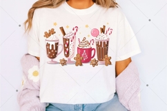 Christmas Coffee Pink Coquette Bow Png Product Image 7