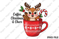 Coffee Christmas &amp; Cheer Sublimation Product Image 1