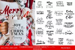 FUNNY CHRISTMAS QUOTES CUT FILES BEING USED AS A CHRISTMAS COFFE MUG PRINTS