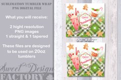 Vintage Christmas Tumbler PNG, Christmas coffee tumbler Product Image 2