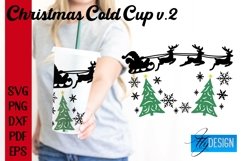 Christmas Cold Cup 24 oz|SVG Bundle|24oz Venti Full Wrap v.2 Product Image 10