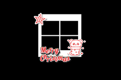 Christmas collage photo frame template decoration graphic Product Image 2
