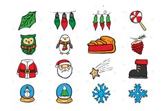 Christmas Color Icons | 100 Christmas Icons Mega Pack Product Image 5