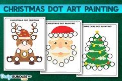 Christmas Color Dot Art Painting 1 Printable Worksheet Product Image 1