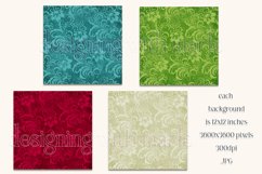 Christmas Background, Christmas Eight Color Palette, Floral Product Image 2