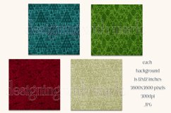 Christmas Background, Christmas Eight Color Palette, Pattern Product Image 2