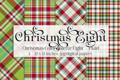 Christmas Background, Christmas Eight Color Palette, Plaid 1 Product Image 1