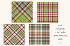 Christmas Background, Christmas Eight Color Palette, Plaid 1 Product Image 2