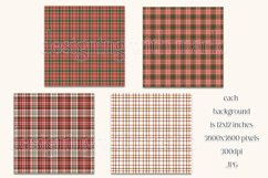 Christmas Background, Christmas Five Color Palette, Plaid s3 Product Image 2