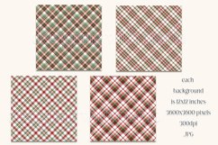 Christmas Background, Christmas Five Color Palette, Plaid s5 Product Image 2
