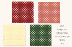 Christmas Background, Christmas Five Color Palette, Dots Product Image 2