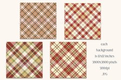 Christmas Background, Christmas Four Color Palette, Plaid s6 Product Image 2