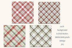 Christmas Background, Christmas One Color Palette, Plaid s3 Product Image 2