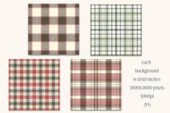 Christmas Background, Christmas One Color Palette, Plaid s2 Product Image 2