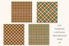 Christmas Background, Christmas Seven Color Palette, Plaid 3 Product Image 2