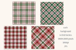 Christmas Background, Christmas Seven Color Palette, Plaid 5 Product Image 2