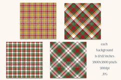 Christmas Background, Christmas Seven Color Palette, Plaid 7 Product Image 2