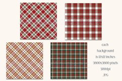 Christmas Background, Christmas Seven Color Palette, Plaid 8 Product Image 2