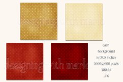 Christmas Background, Christmas Three Color Palette, Dots Product Image 2